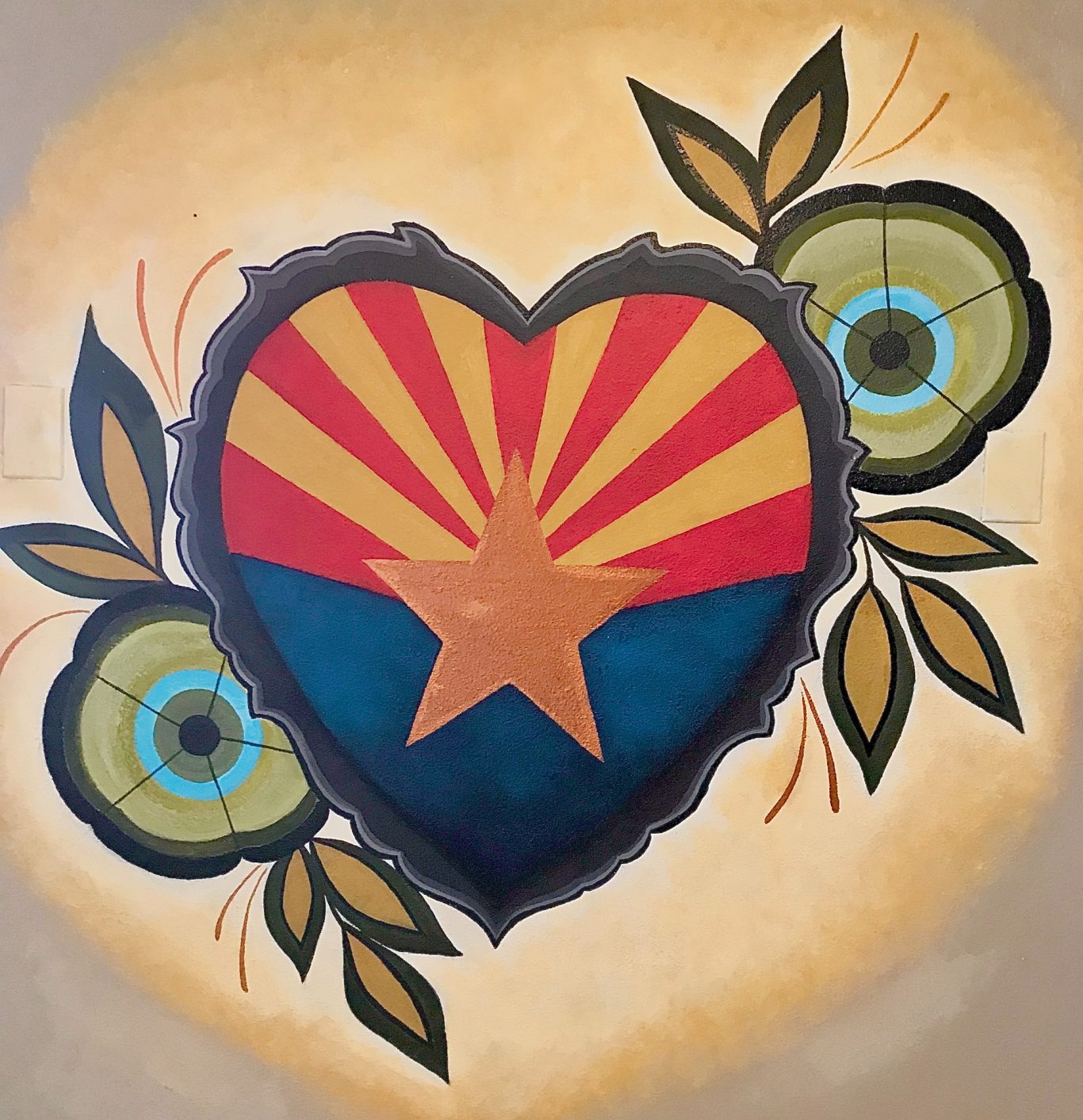 AZ Love mural at Coffee Zona Phoenix, AZ